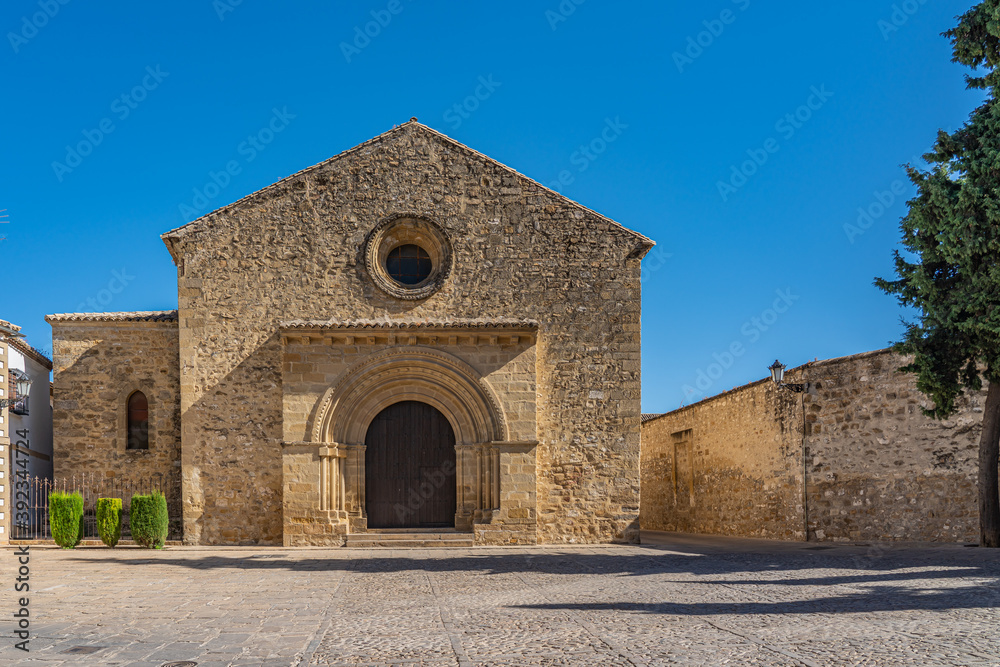 The Church of the Holy Cross, Baeza. Renaissance city in the province of Jaen. World heritage site by Unesco. Andalusia, Spain