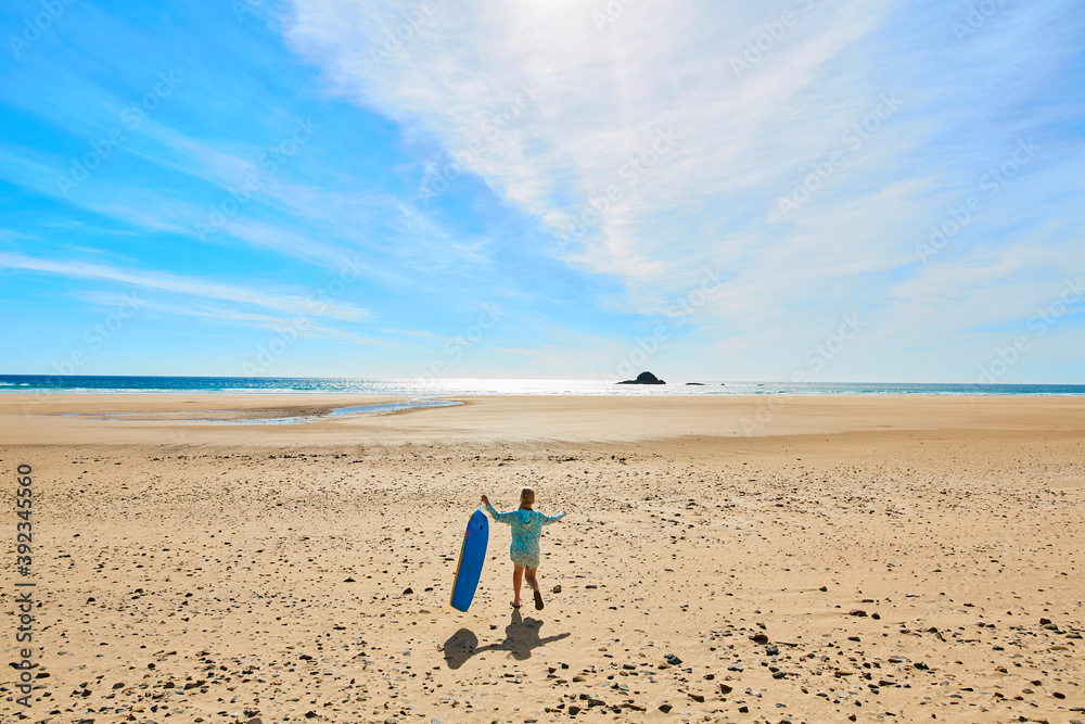 child on beach child on beach