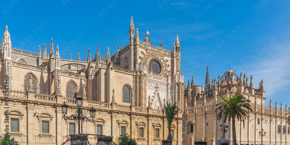 The Cathedral of Saint Mary of the See Seville Cathedral, in Seville, Andalusia, Spain