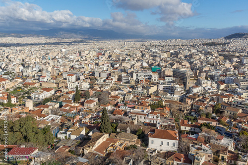 Panorama from Acropolis to city of Athens, Greece © Stoyan Haytov