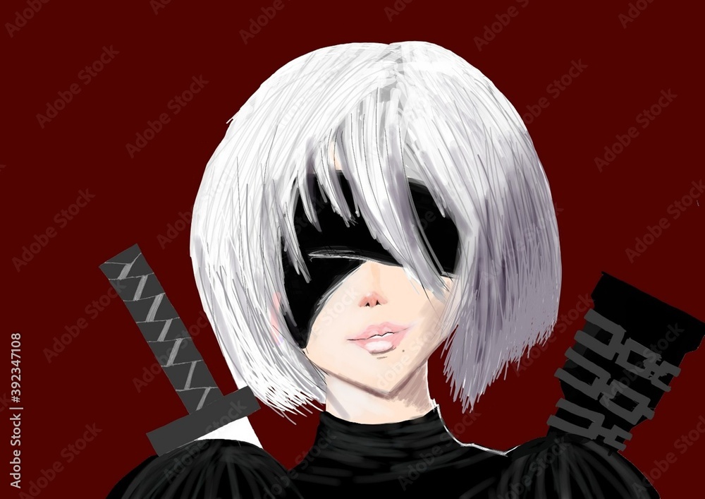 Obraz premium anime girl