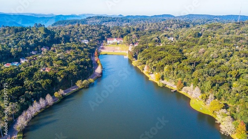 Lago São Bernardo - São Francisco de Paula - RS. Beautiful landcape of São Bernardo Lake in São Francisco de Paula - Rio Grande do Sul - Brazil