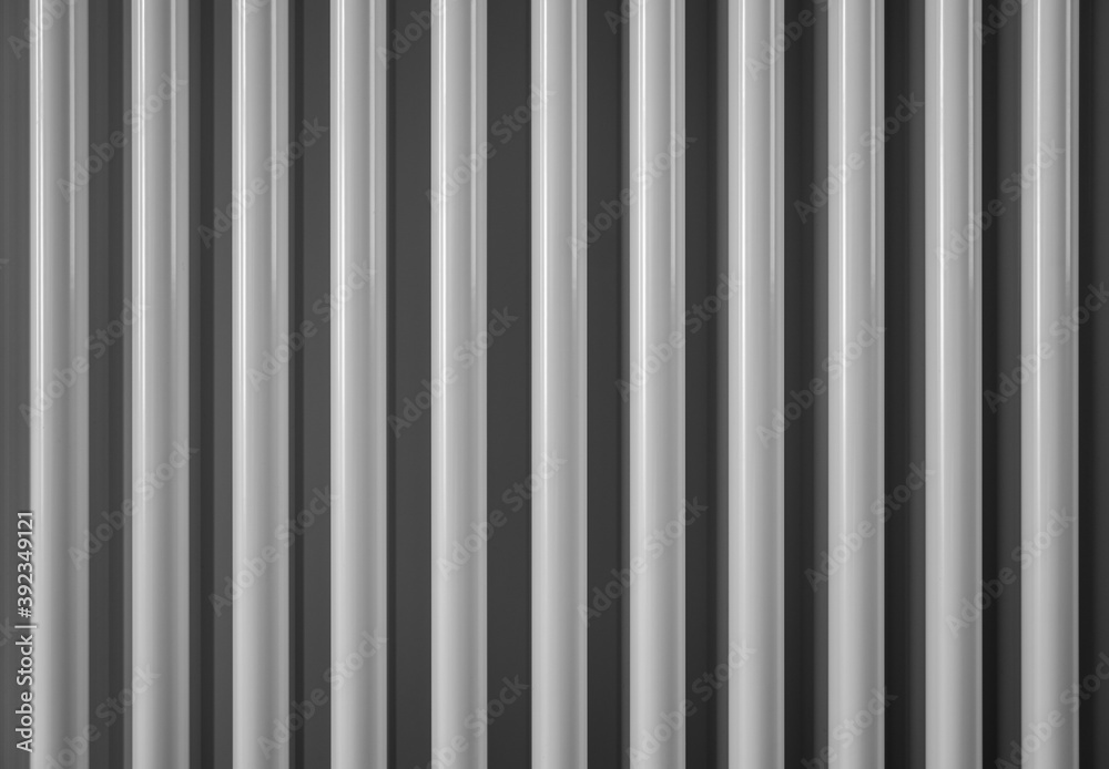 Black and white abstract image of a radiator tubes. Front view Black and white abstract image of a radiator tubes. Front view