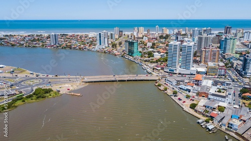 Tramandaí - RS. Aerial view of Tramandai city and beach - Rio Grande do Sul – Brazil