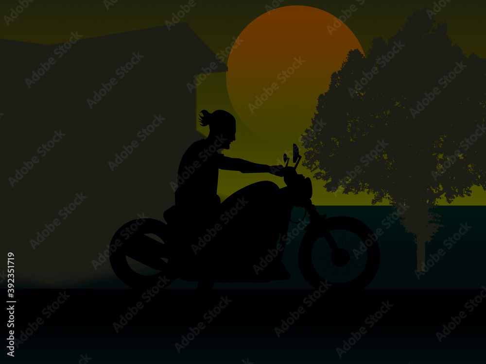 Fototapeta premium Paseo nocturno