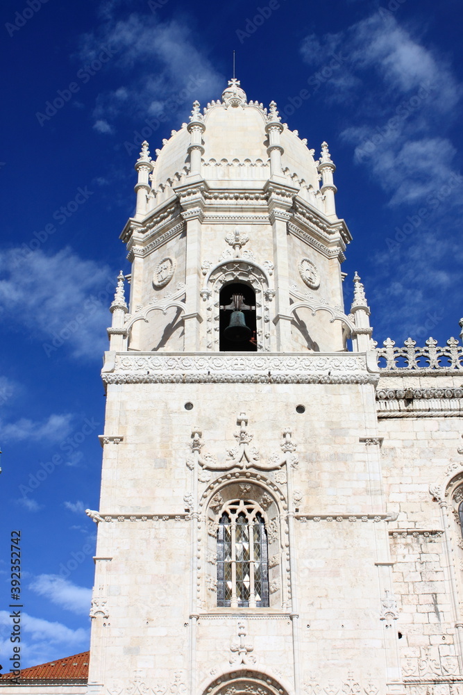 Dome of the Jeronimos Monastery in Lisbon, Portugal