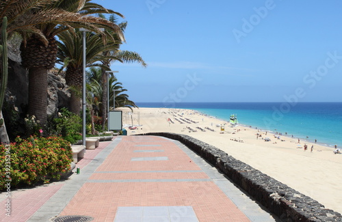 Promenade in Morro Jable. Fuerteventura, Spain