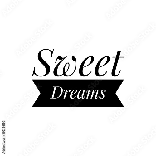 ''Sweet dreams'' Lettering Illustration