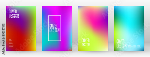 Pastel Soft. Rainbow Gradient Set Color Background