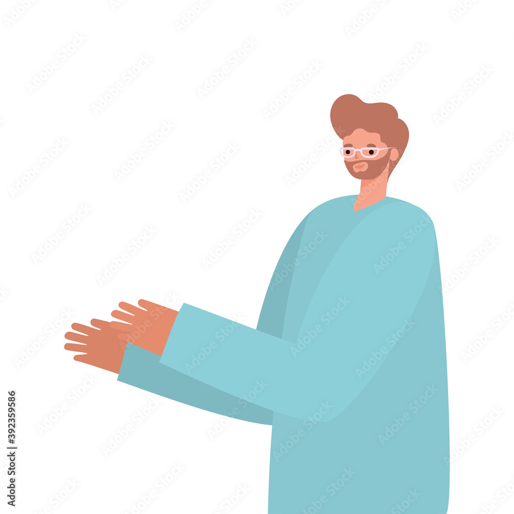 man with ligth brown hair and blue coat man with ligth brown hair and blue coat
