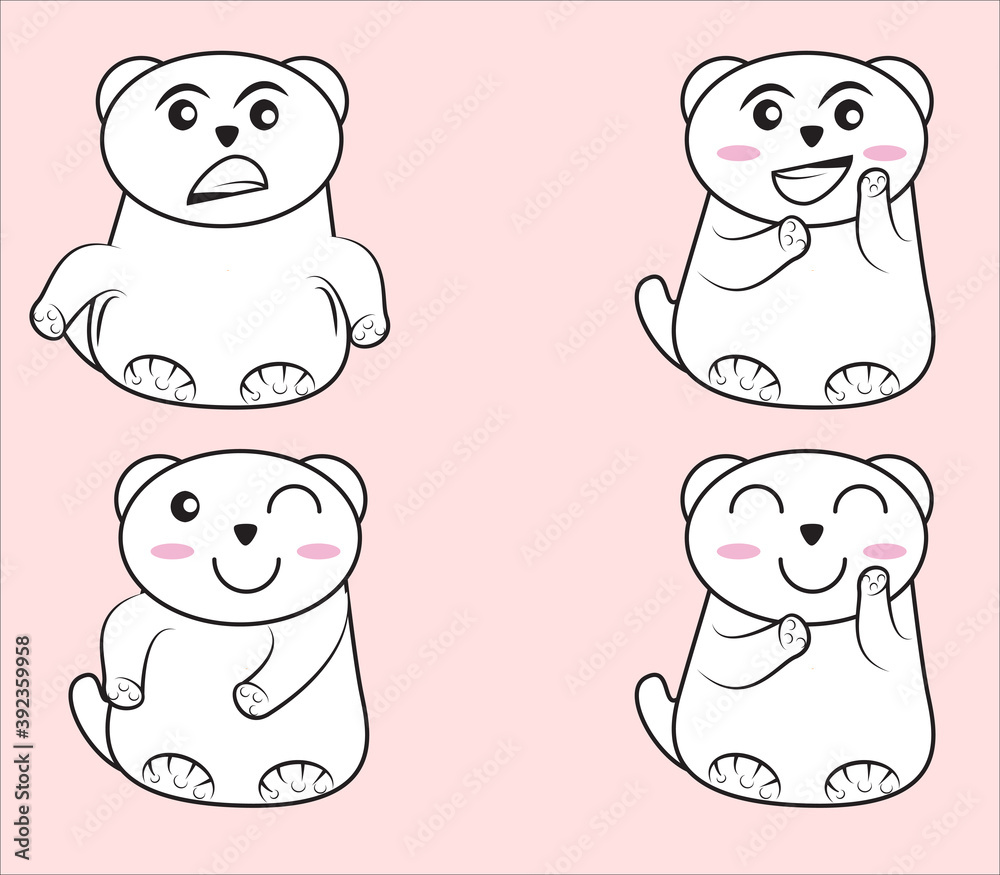 mascot illustration cat cute and funny expression mascot illustration cat cute and funny expression