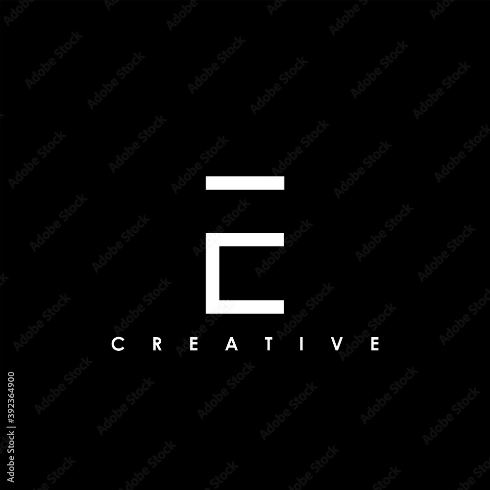 E Letter Initial Logo Design Template Vector Illustration E Letter Initial Logo Design Template Vector Illustration