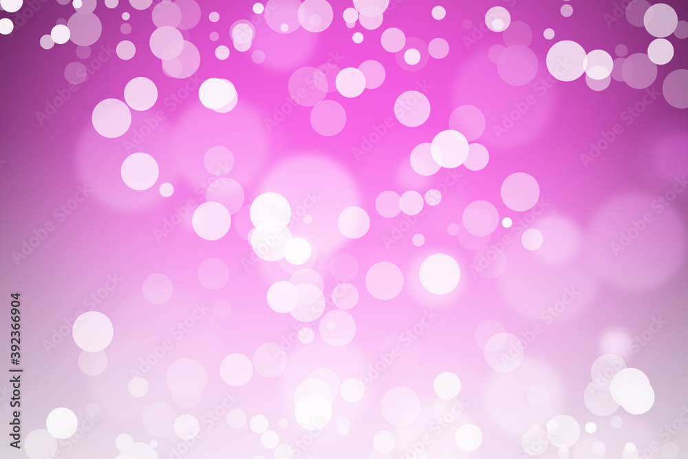 Pink light bokeh abstract background. beautiful effect texture color. graphic art backdrop. cosmetic concept image design, template banner beauty or wallpaper.