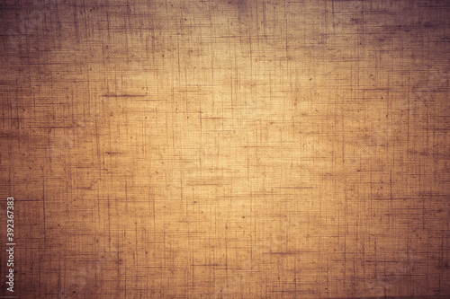 Linen fabric texture sack fabric beige Vignetting is dark with light in the center.