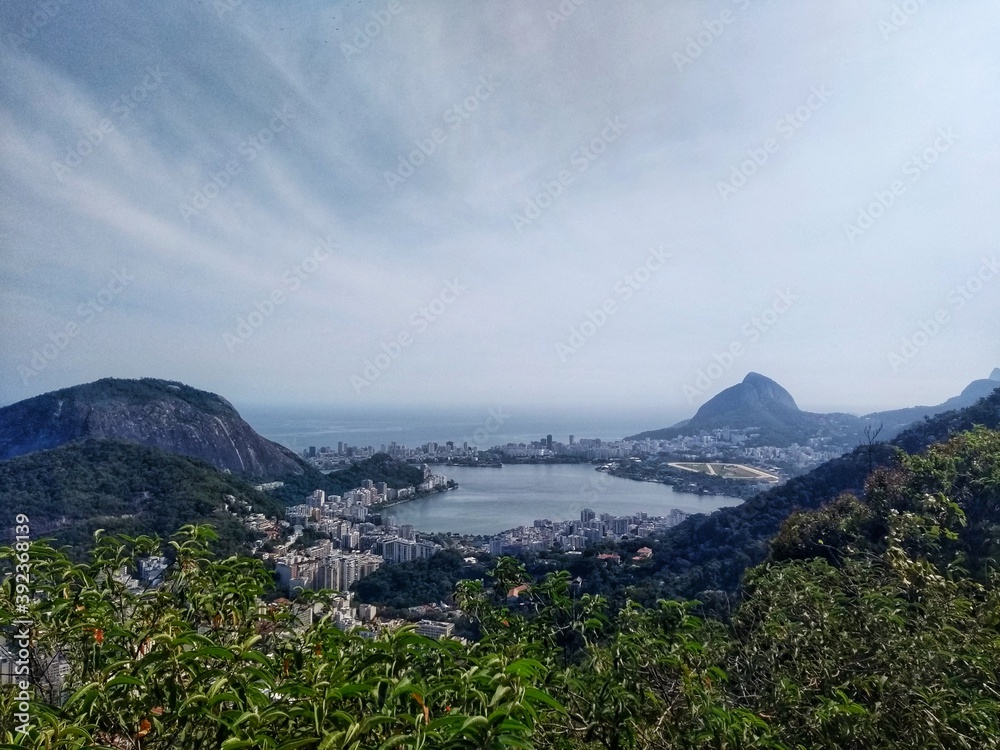 Mirante Dona Marta - Rio de Janeiro, Brazil. RJ is a huge seaside city in Brazil, famed for its Copacabana and Ipanema beaches, Christ the Redeemer statue atop Mount Corcovado and Sugarloaf Mountain Mirante Dona Marta - Rio de Janeiro, Brazil. RJ is a huge seaside city in Brazil, famed for its Copacabana and Ipanema beaches, Christ the Redeemer statue atop Mount Corcovado and Sugarloaf Mountain