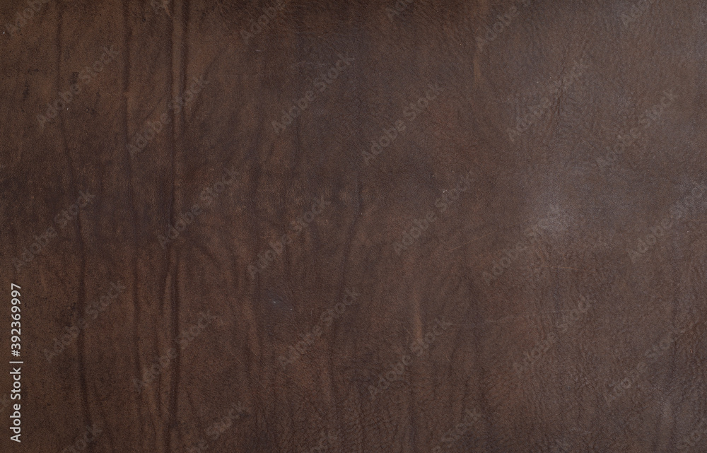 Fototapeta premium dark brown leather texture background pattern