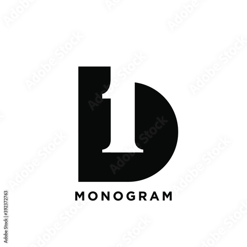 ONE b b1 1b 1 initial letter logo vector icon design isolated background