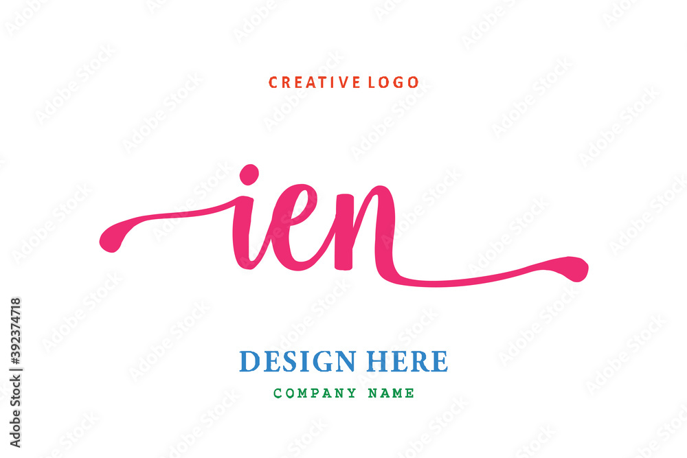 IEN lettering logo is simple, easy to understand and authoritative IEN lettering logo is simple, easy to understand and authoritative