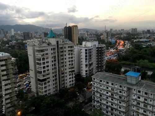 landscape of mulund mumbai  photo