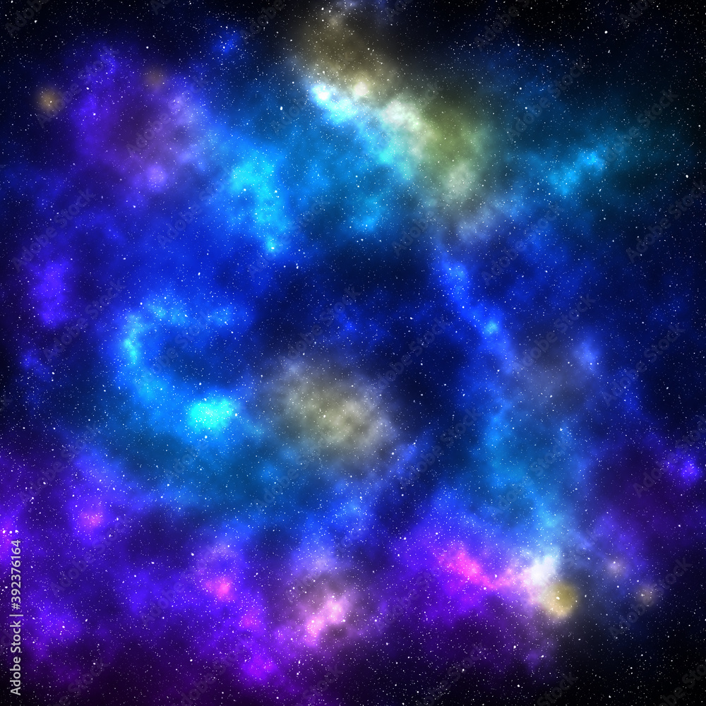 Naklejka premium Nebulosas purpuras 03