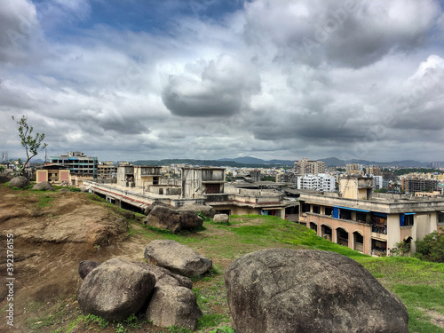 Beautiful view of mumbai kalyan || landscape of kalyan city maharastra photo