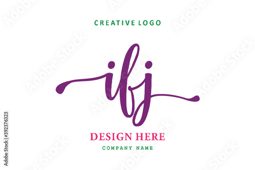 IFJ lettering logo is simple, easy to understand and authoritative