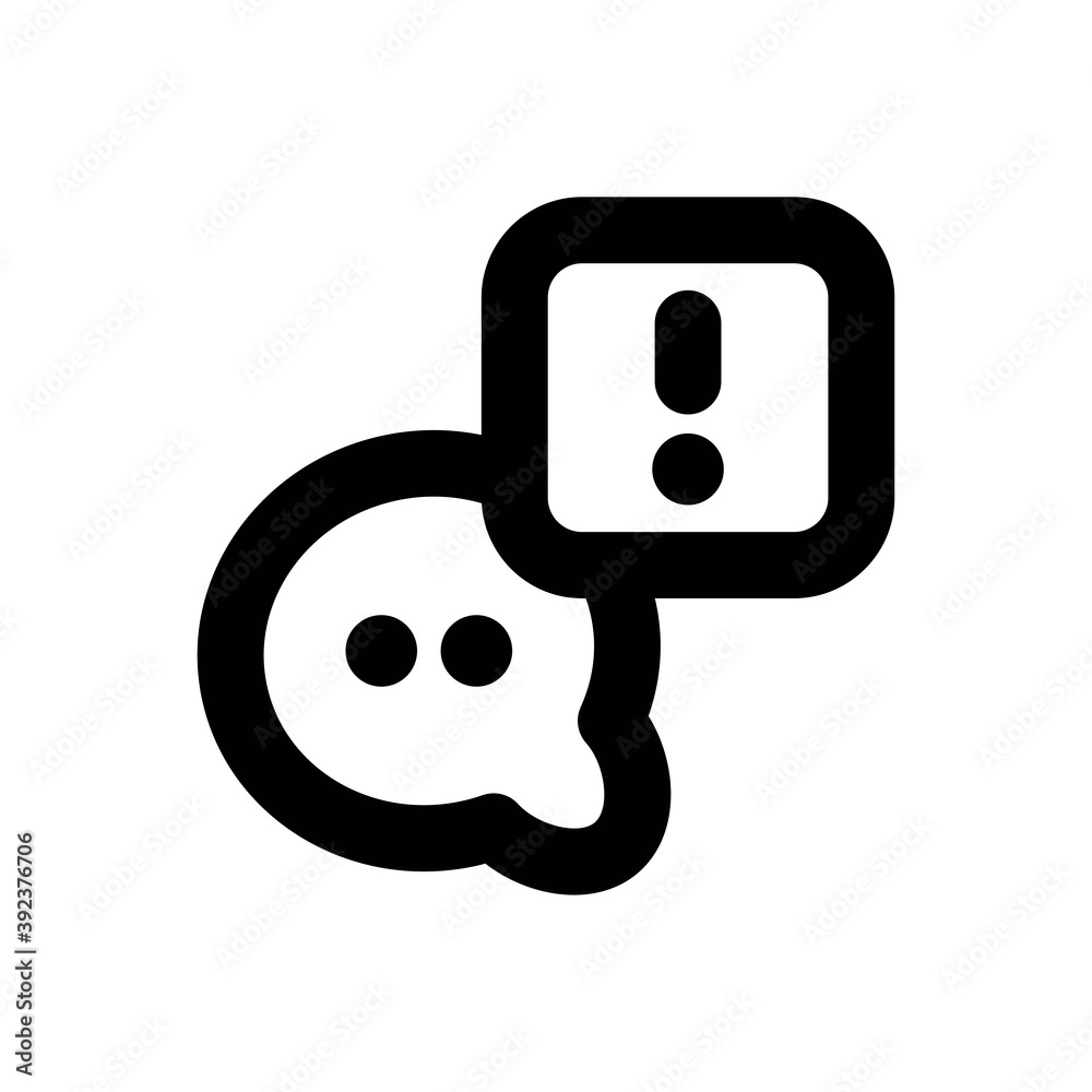 Naklejka premium Error Icon - Vector Illustration .