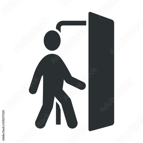 Exit sign icon
