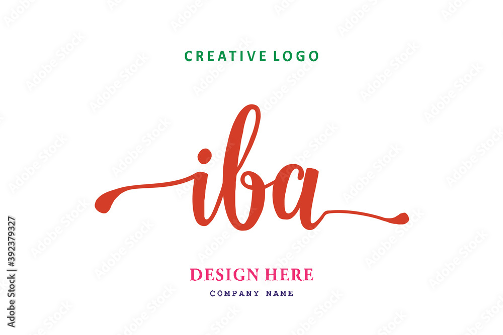 IBA lettering logo is simple, easy to understand and authoritative IBA lettering logo is simple, easy to understand and authoritative