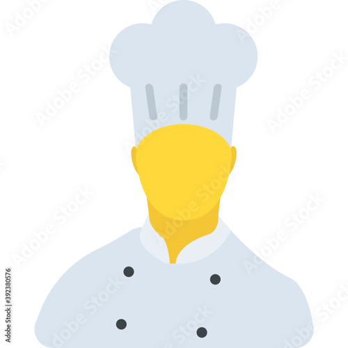 
A person’s avatar with a chef’s hat shows being a cook or a baker
