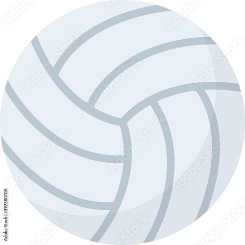 
Flat icon design of water polo ball
