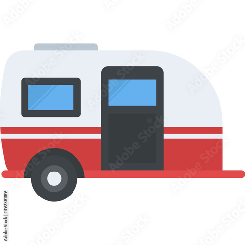 
Vanity van symbolic of travelling in caravan
