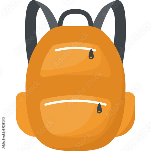 
Backpack commonly used during hiking
