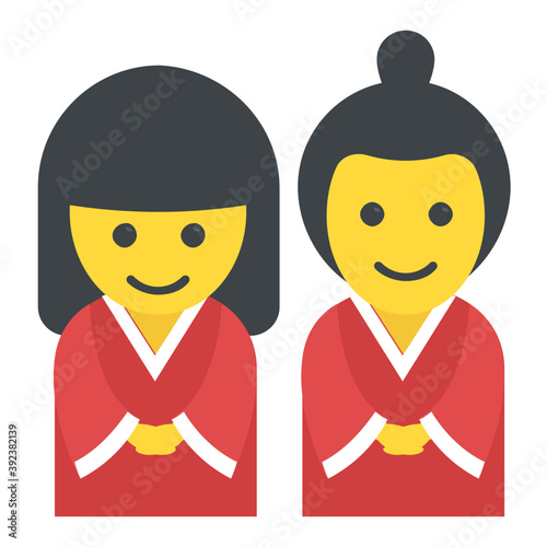 
Japanese dolls are traditional Japanese crafts
