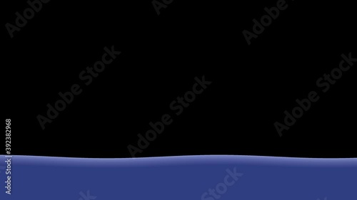 Water Sea Level Moving Up and Down Rising Lowering