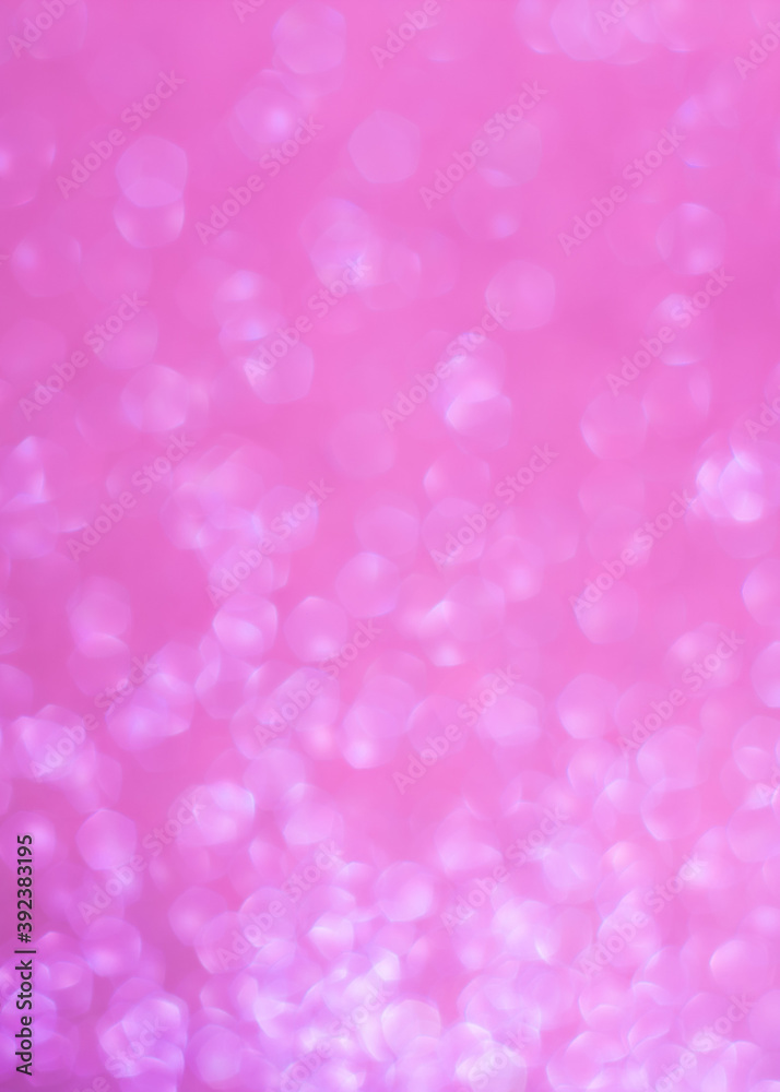 Blurred background.Pink spring background,isolated white bokeh on pink background Blurred background.Pink spring background,isolated white bokeh on pink background