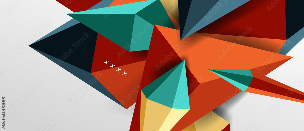 3d low poly abstract shape background vector illustration 3d low poly abstract shape background vector illustration