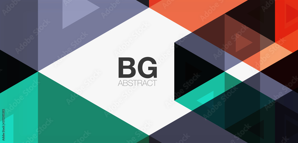 Mosaic triangle pattern abstract background for cover, banner, flyer and poster and other template Mosaic triangle pattern abstract background for cover, banner, flyer and poster and other template