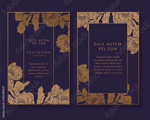 Floral Invitation Design