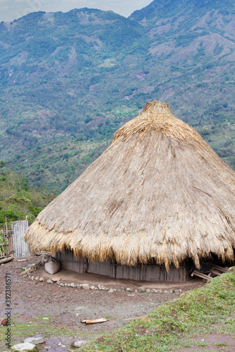 a traditional house from Covalima district Timor leste