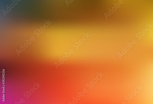 Light Orange vector colorful abstract background.