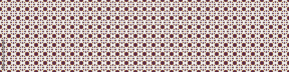 Fototapeta premium Abstract Cross Pattern Dots Logo generative computational art illustration