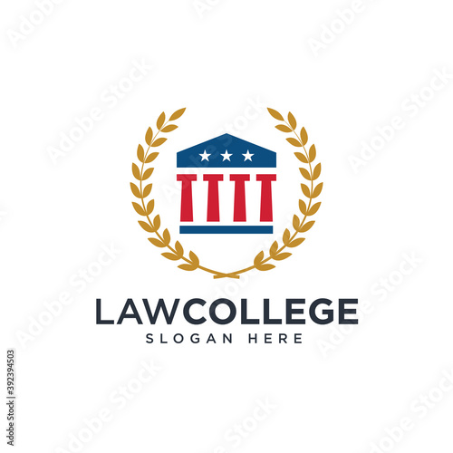 Law firm or law college logo