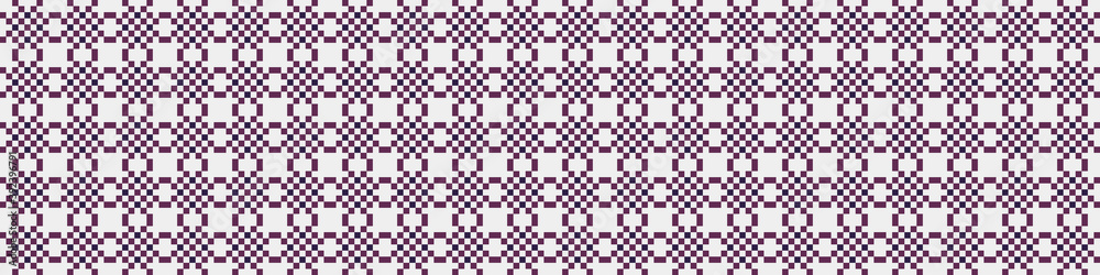 Fototapeta premium Abstract Cross Pattern Dots Logo generative computational art illustration