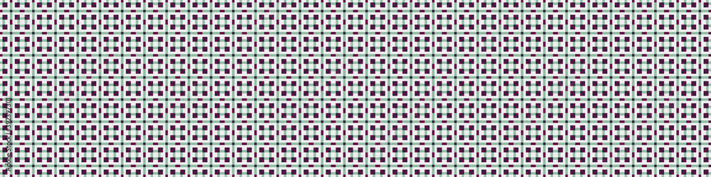 Fototapeta premium Abstract Cross Pattern Dots Logo generative computational art illustration