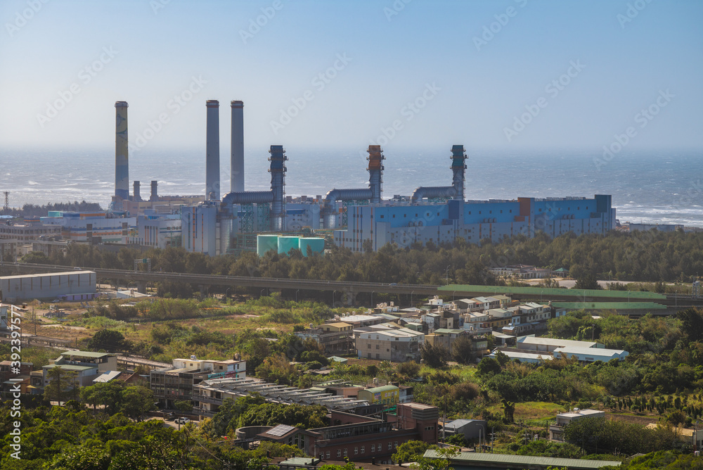 Tunghsiao Power Plant, a gas fired power plant in miaoli, taiwan