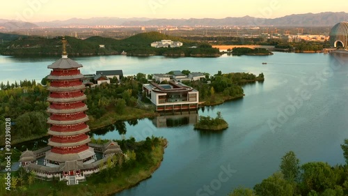 Beijing Yanxi Lake Natural Scenic Area in China photo