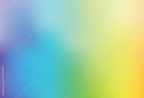 Light Multicolor vector blurred bright pattern.