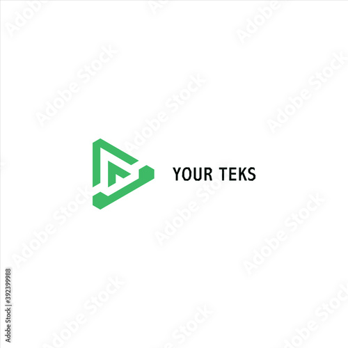 Free Download abstract triangle logo for business - GFXLoad