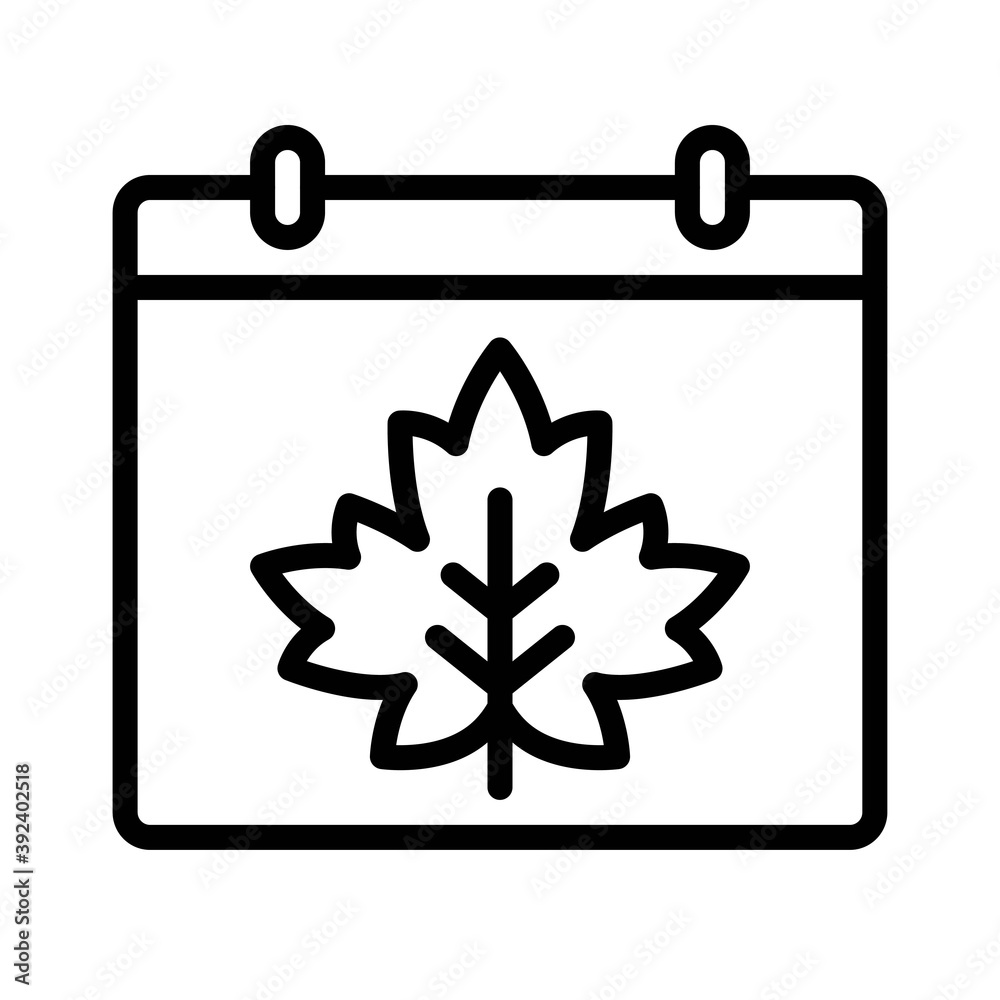 Autumn calendar icon, Thanksgiving related vector Autumn calendar icon, Thanksgiving related vector